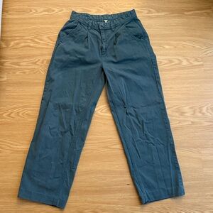 Free People Women's Cya Later Skate Trouser in Jaded Teal Size 0